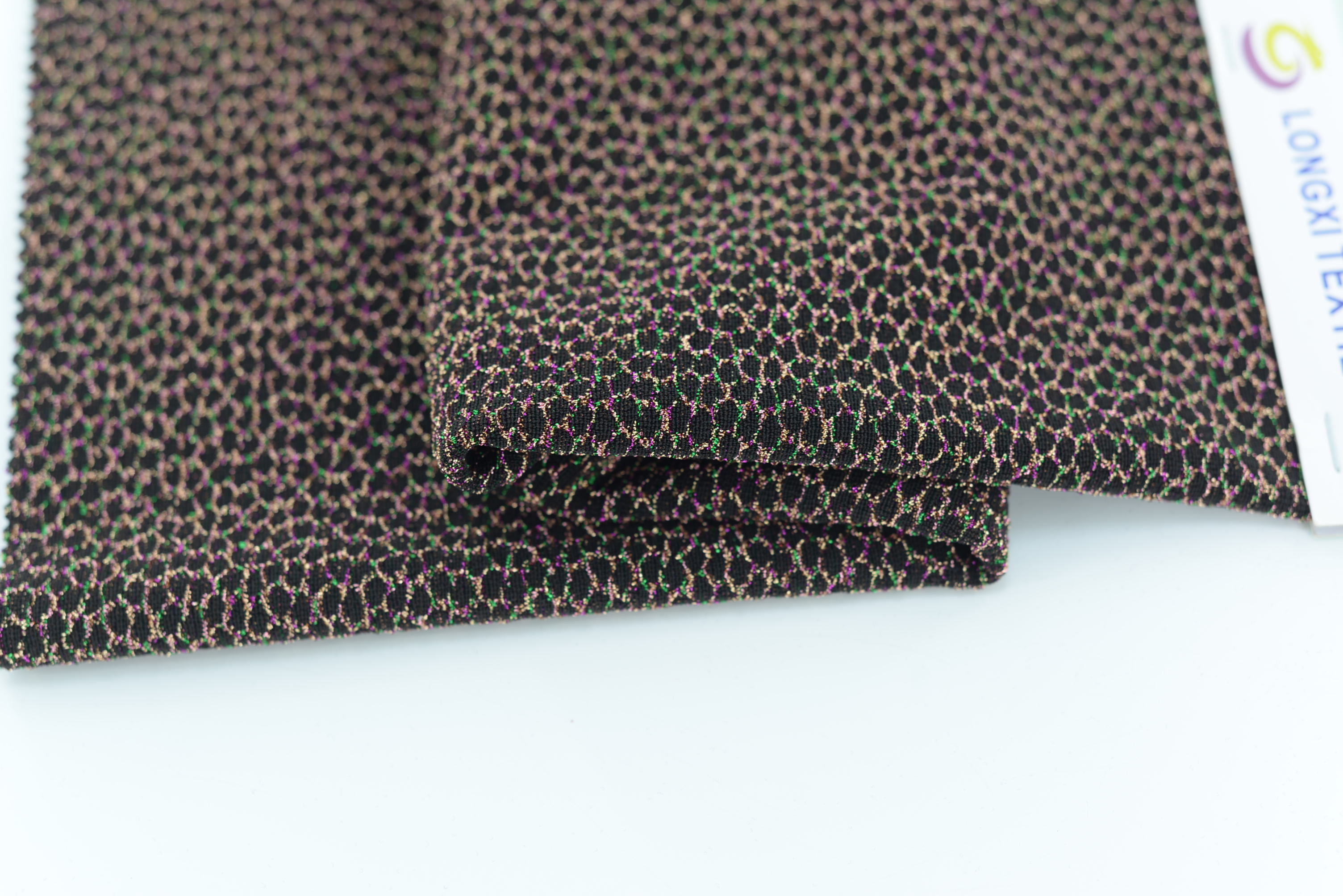LX-P-16318 LUREX COBWEBBING KNIT JACQUARD