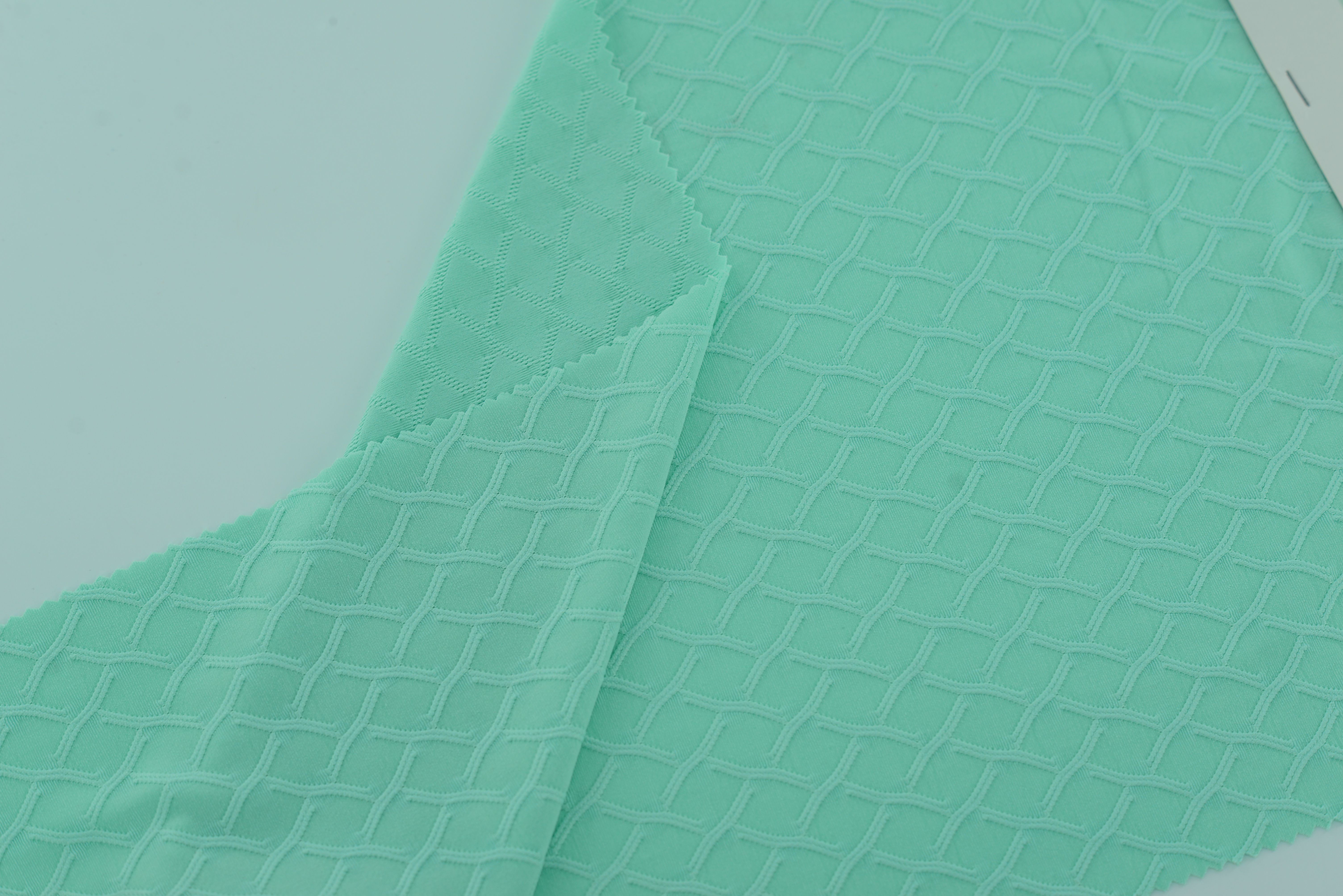 LX-P-16081 KNIT RHOMBUS SINGLE JACQUARD