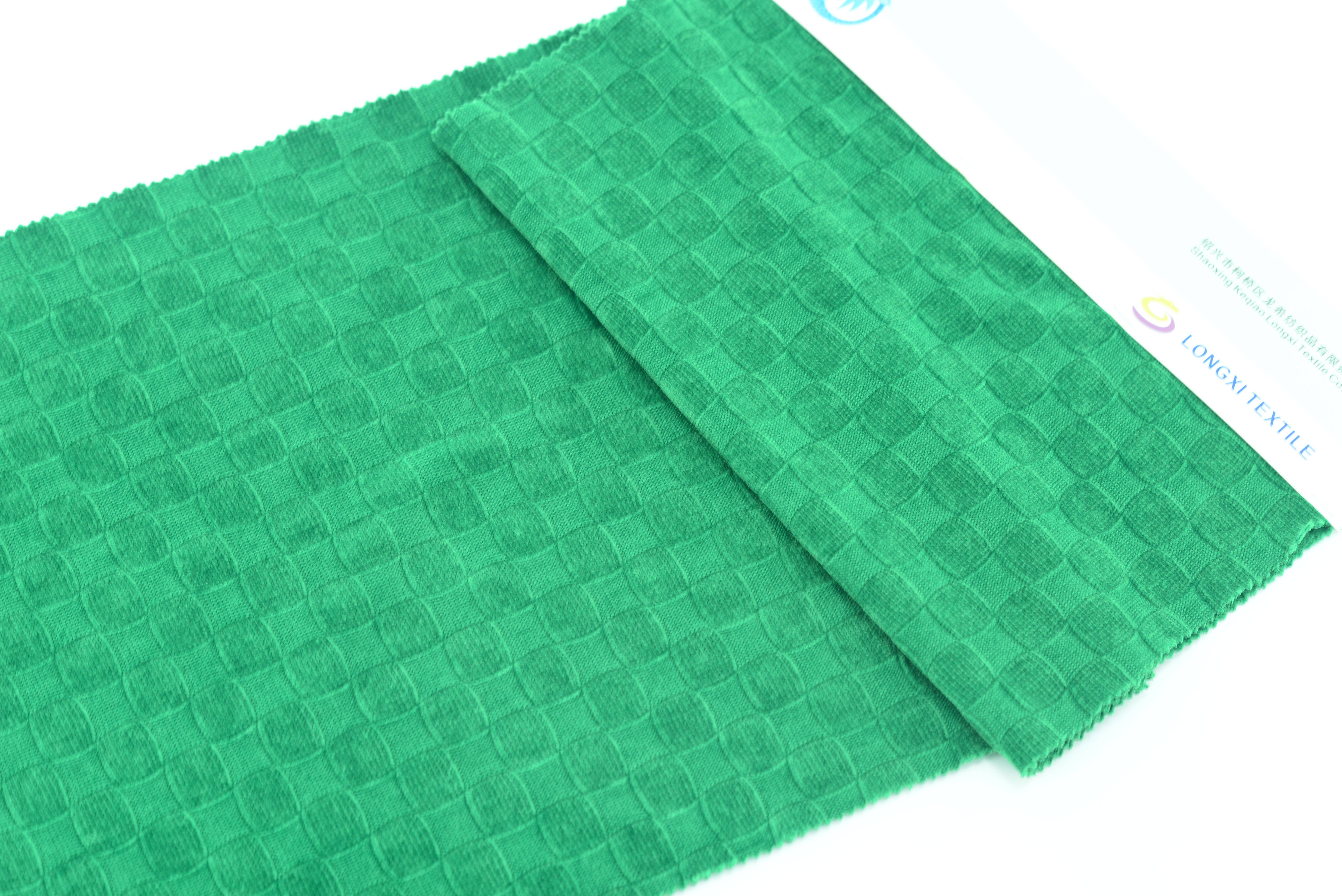 LX-P-16112 KNIT CHENILLE JACQUARD