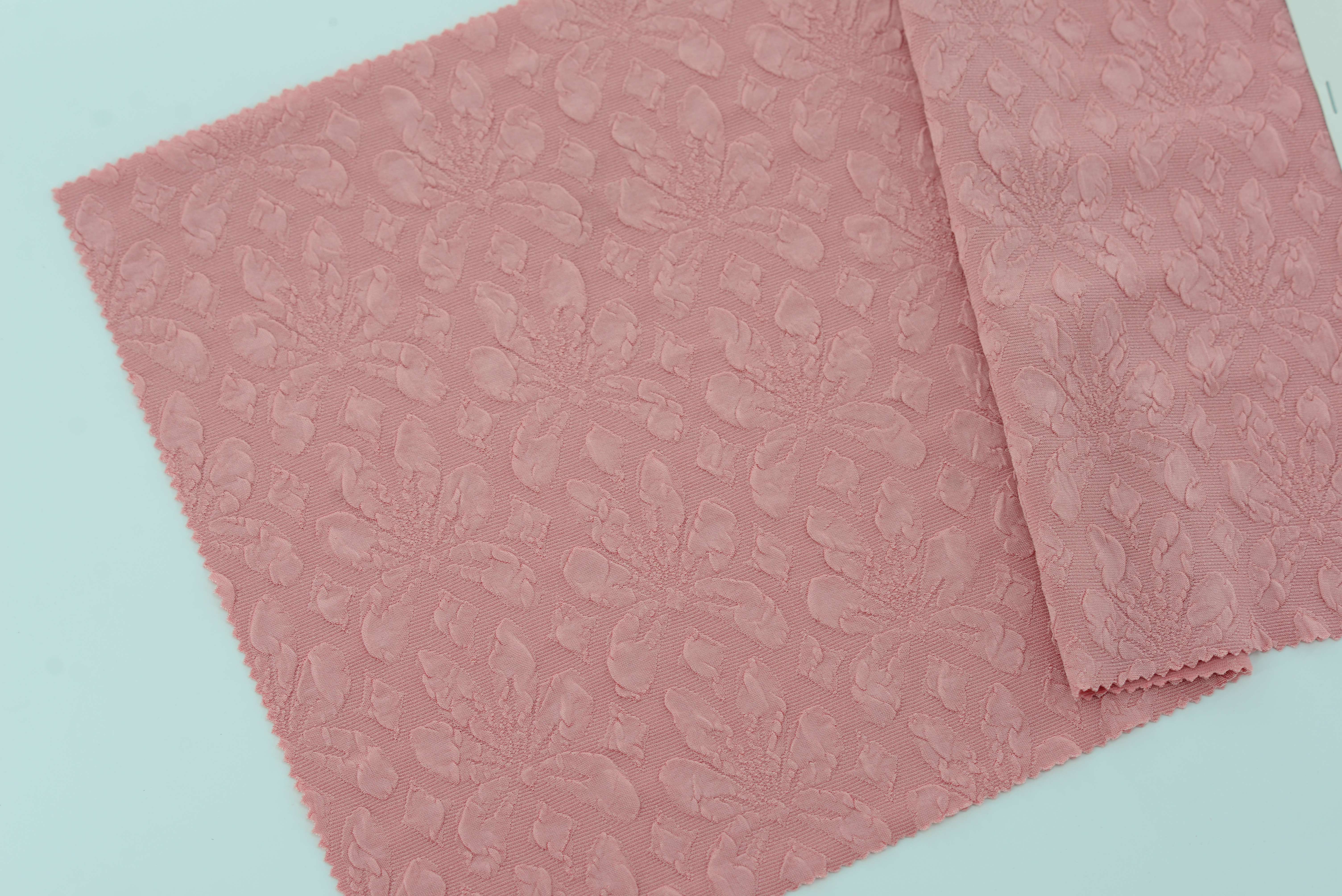 LX-P-16122 KNIT FLOWER JACQUARD